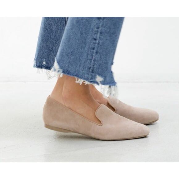 Birdies Shoes - Birdies The Starling Loafer Size 9.5 Latte Velvet Venetian Flat Shoe